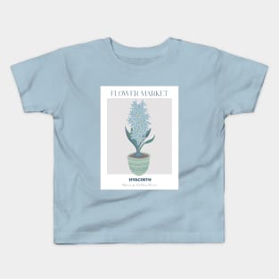 Botanical print with hyacinth Kids T-Shirt
